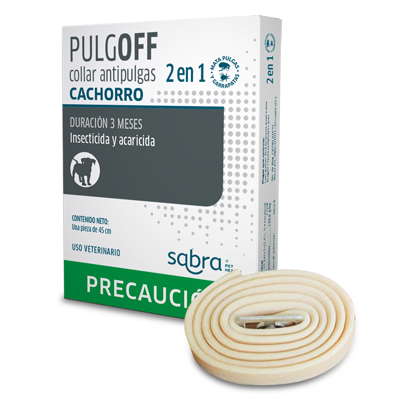 Pulgoff Collar Antipulgas CACHORRO SabraPet