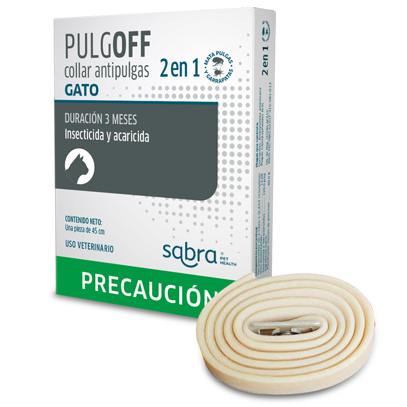 Pulgoff Collar Antipulgas GATO SabraPet