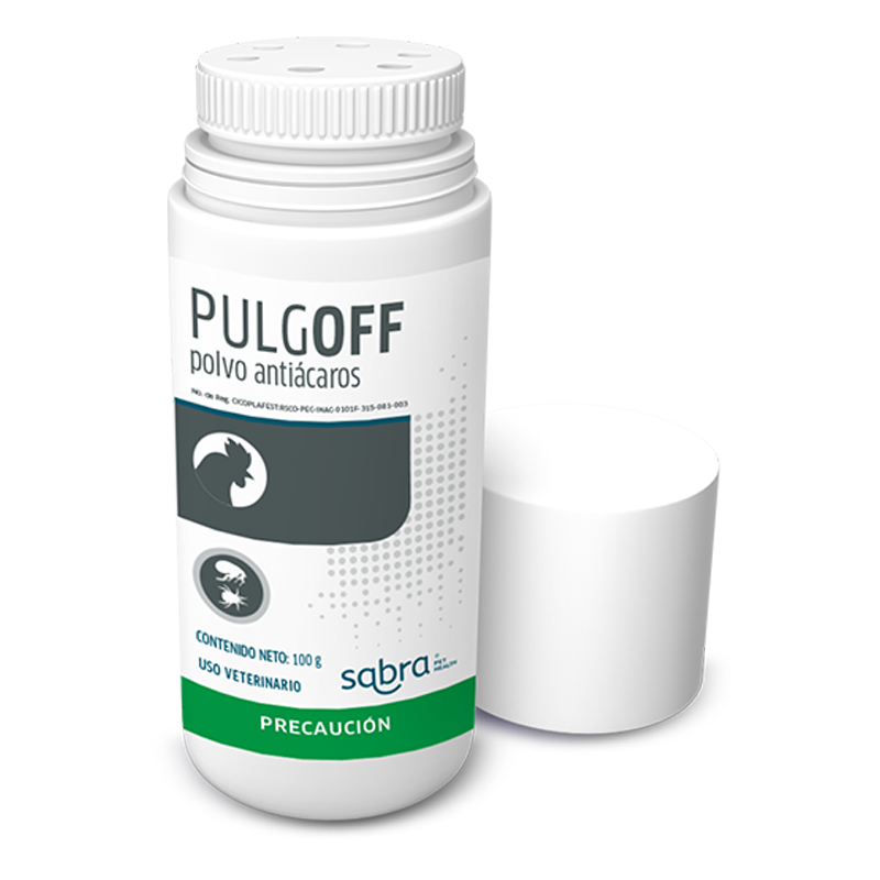 Pulgoff Polvo Antiacaros SabraPet