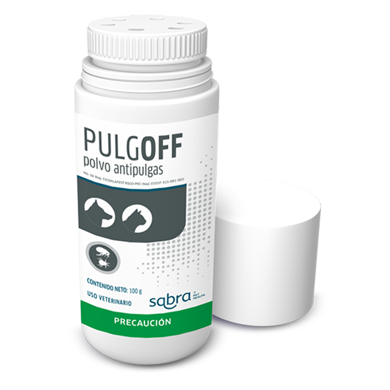 Pulgoff Polvo Antipulgas SabraPet